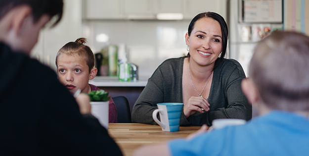 Kianne is a busy mother