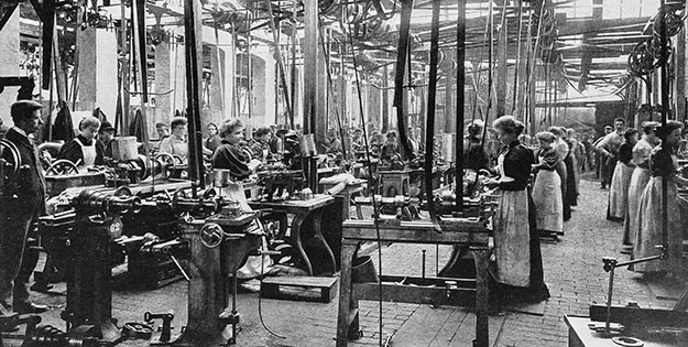 Women working in a factory