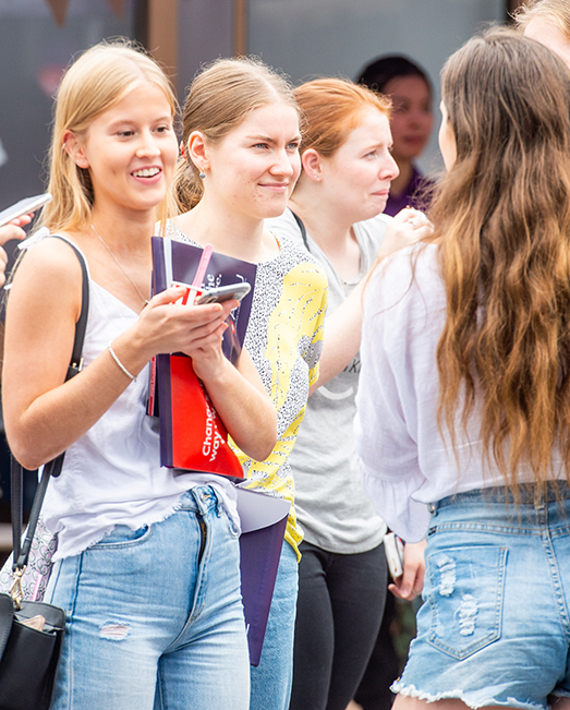 ACU students at Orientation.
