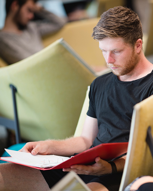 Studying for an exam