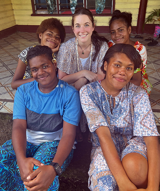 Georgia with Una, Michelle, Ita and Mere