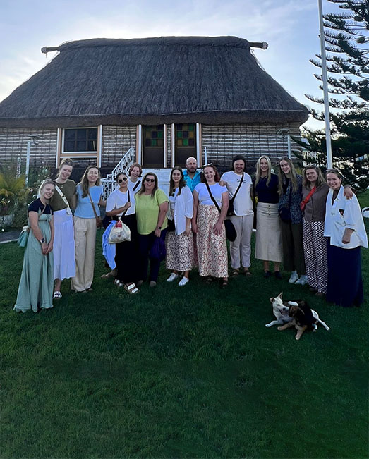 ACU nursing students in Fiji.