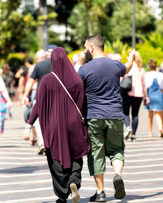 Walking through Sydney