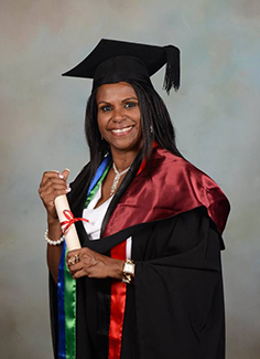 Georgina graduates