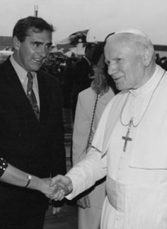 John Fahey meets Pope John Paull II