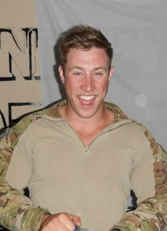 Joel in the army with 7RAR