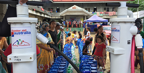 Natural disaster zone