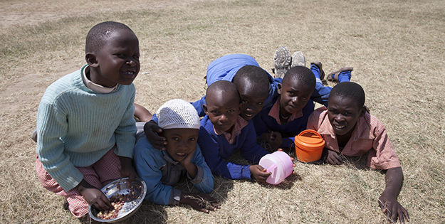 Happy Kenyan children
