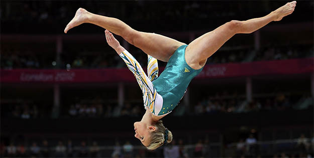 Ash in flight over the beam