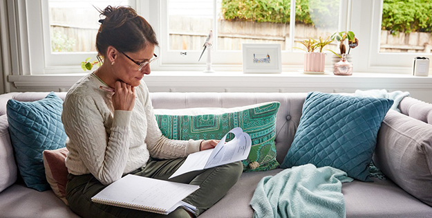 Jacqui Russell at home