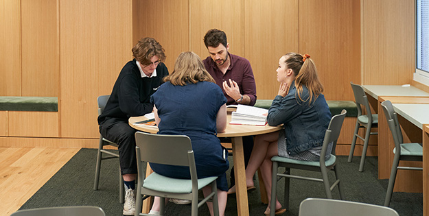 Ramsay scholars in class