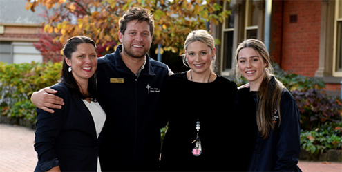 Tanya, Shane, Hannah and Laura - the Bruty siblings