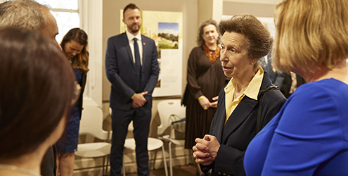 HRH meeting members of our Indigenous Advisory Committee