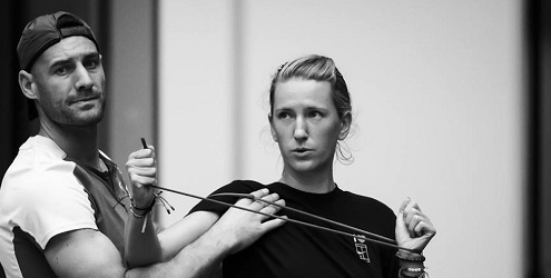 Alan with Victoria Azarenka