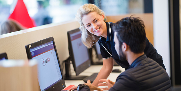 There's plenty of support while you study. 